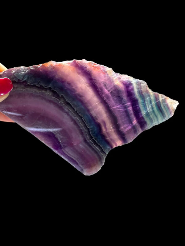 BEAUTIFUL RAINBOW FLUORITE SLICE - Image 2