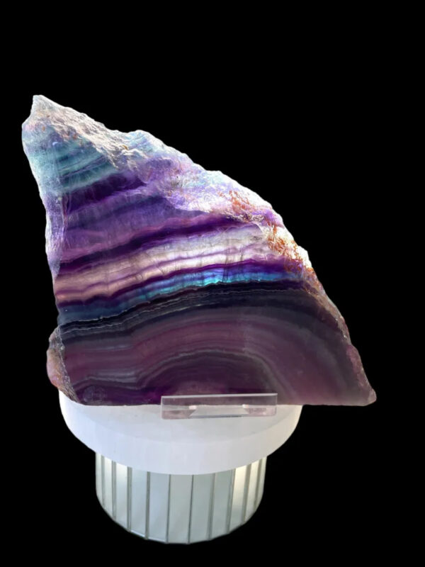 BEAUTIFUL RAINBOW FLUORITE SLICE