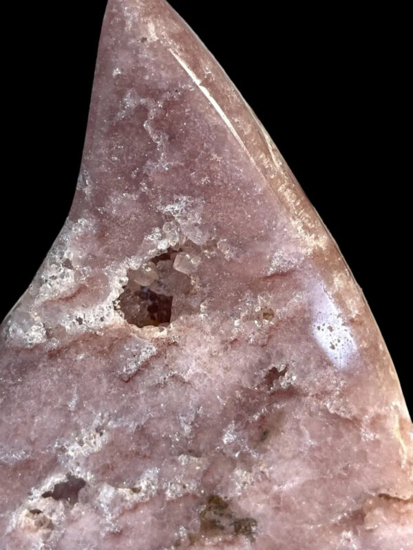 PINK AMETHYST FLAME WITH DRUZY - Image 4