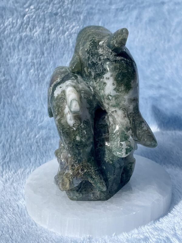 MOSS AGATE CARVED DOPLHINS - Image 5