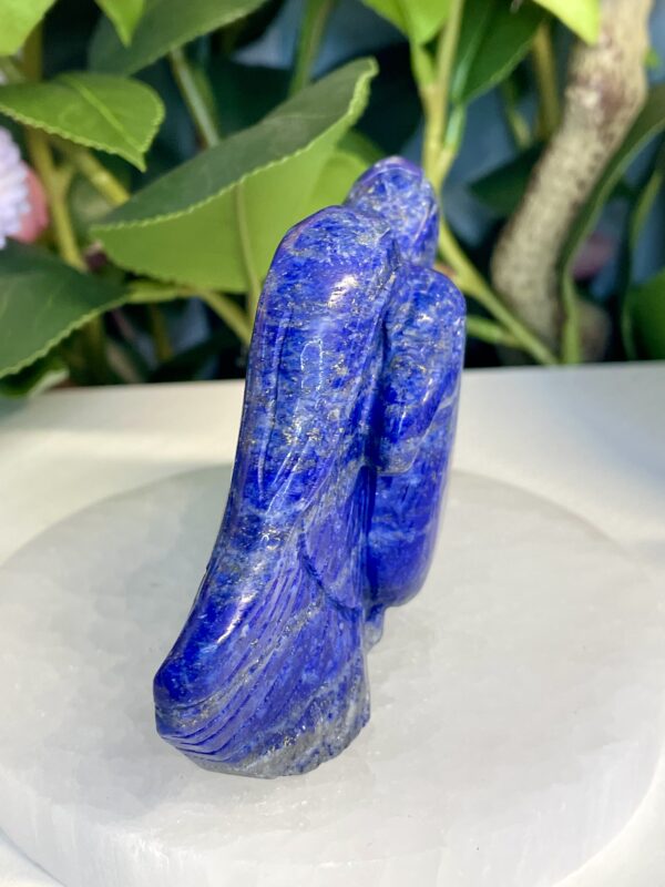 STUNNING LAPIS LAZULI CARVED EAGLE - Image 7