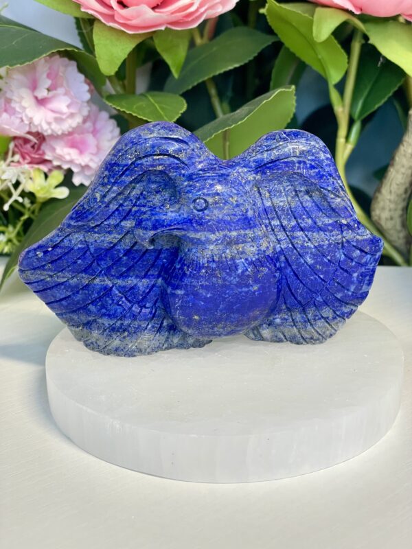 STUNNING LAPIS LAZULI CARVED EAGLE