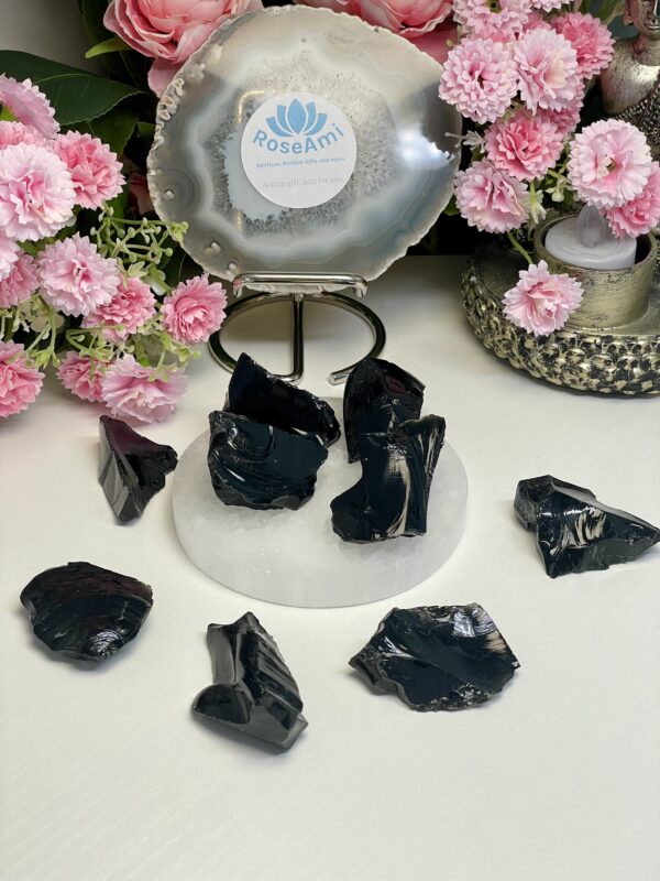 RAW BLACK OBSIDIAN