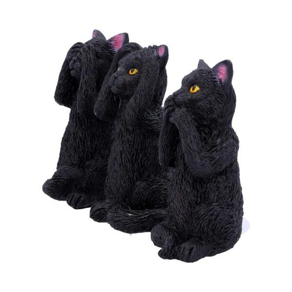 THREE WISE FELINES 8.5CM - Image 3