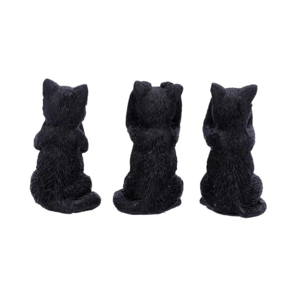 THREE WISE FELINES 8.5CM - Image 4