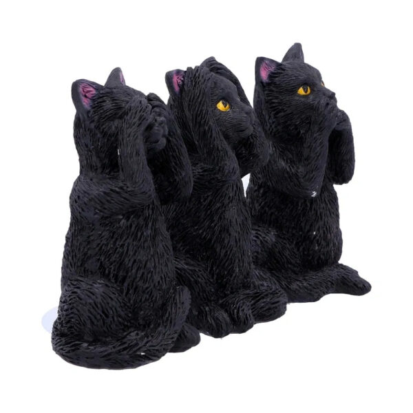 THREE WISE FELINES 8.5CM - Image 5