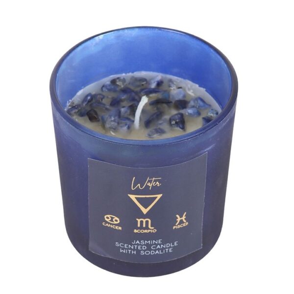 WATER ELEMENT JASMINE CRYSTAL CHIP CANDLE