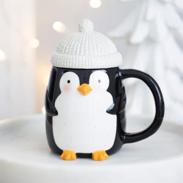 CUTE BOXED PENGUIN MUG