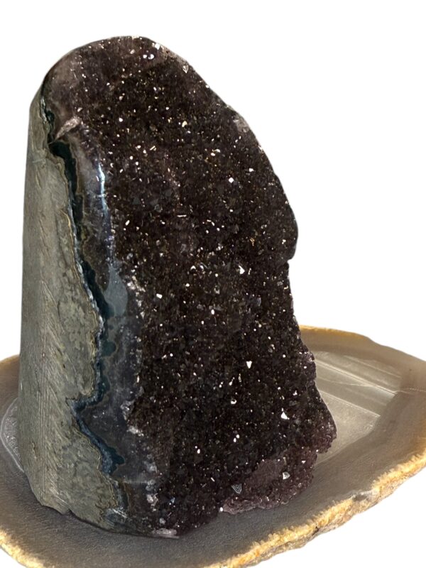 GALAXY BLACK AMETHYST CUT BASE FROM BRAZIL - Image 4