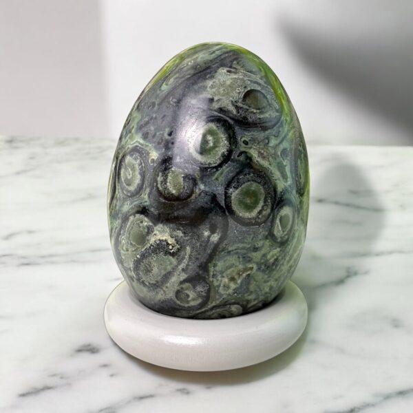 KAMBABA JASPER CARVED EGG - Image 2