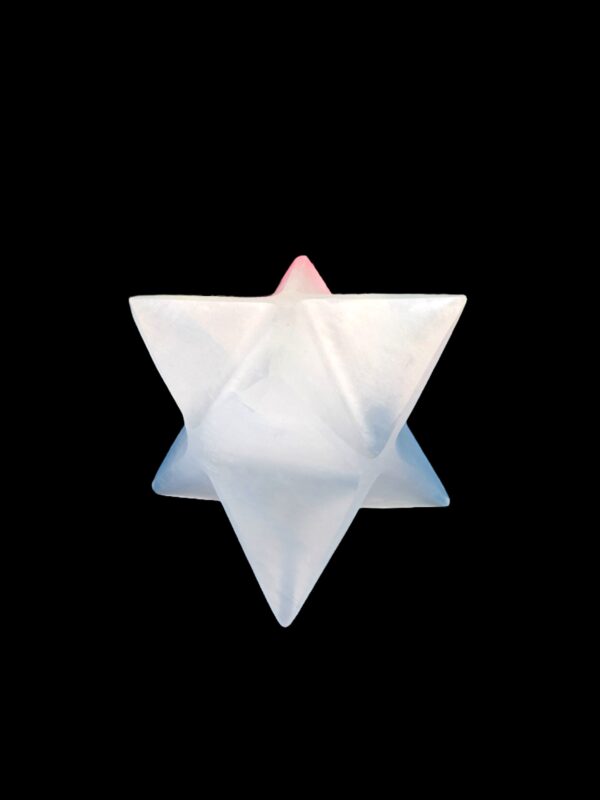 SELENITE LARGE MERKABA STAR / DECOR - Image 3