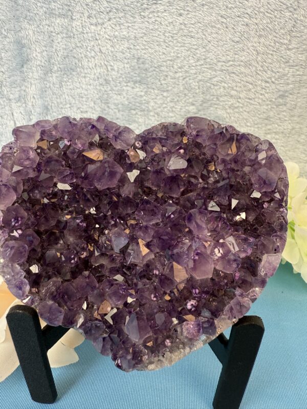 HIGH GRADE AMETHYST HEART - Image 5